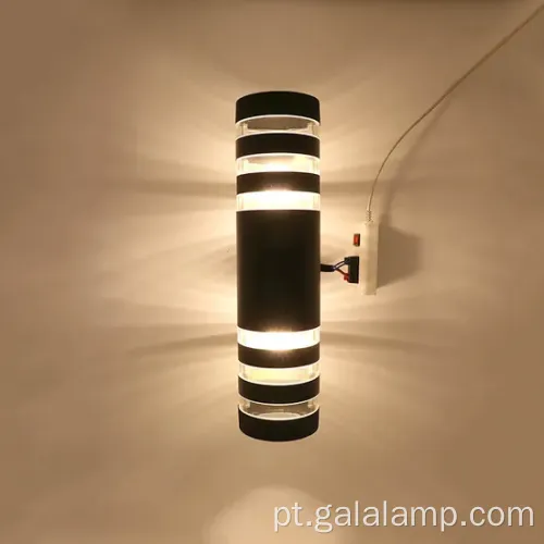 Lâmpada de parede de duas camadas duplas à prova d'água